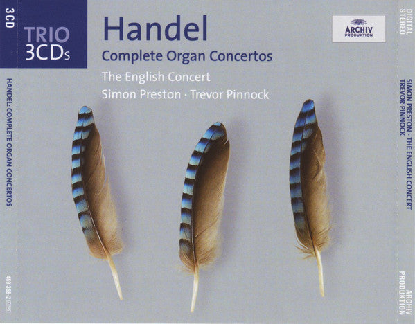 Handel* - The English Concert, Simon Preston, Trevor Pinnock : Complete Organ Concertos (3xCD, Comp, RE)