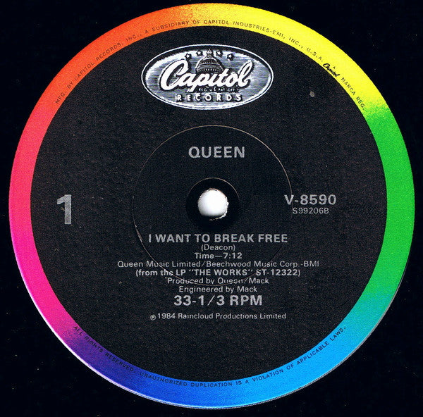 Buy Queen : I Want To Break Free (12