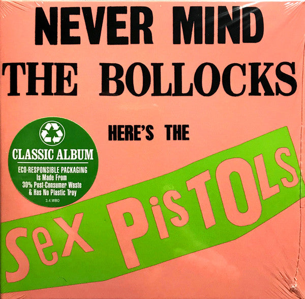 Sex Pistols : Never Mind The Bollocks Here's The Sex Pistols (CD, Album, RE, car)