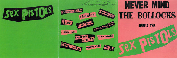 Sex Pistols : Never Mind The Bollocks Here's The Sex Pistols (CD, Album, RE, car)