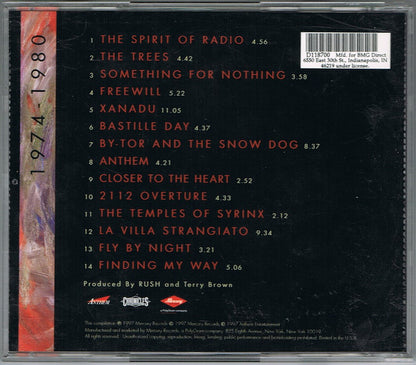 Rush : Retrospective I 1974-1980 (CD, Comp, Club, RE, UML)