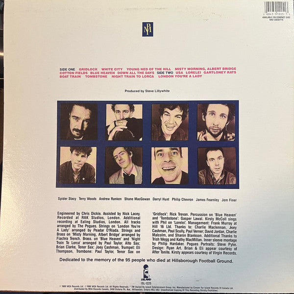 The Pogues : Peace And Love (LP, Album)