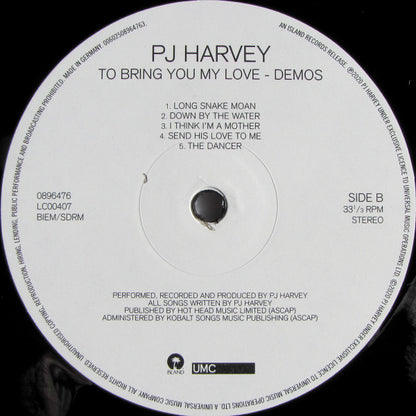 PJ Harvey : To Bring You My Love - Demos (LP, Album, 180)
