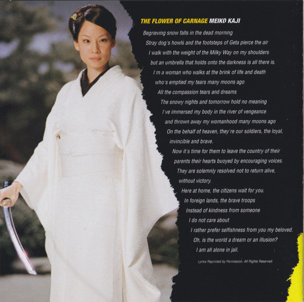 Various : Kill Bill Vol. 1 (Original Soundtrack) (CD, Album, Enh, RE, Cin)