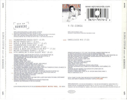 Gloria Estefan : Out Of Nowhere (CD, Maxi)