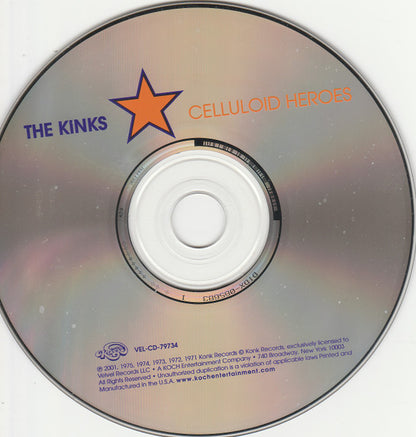 The Kinks : Celluloid Heroes - The Kinks' Greatest (CD, Comp, Club, RM)