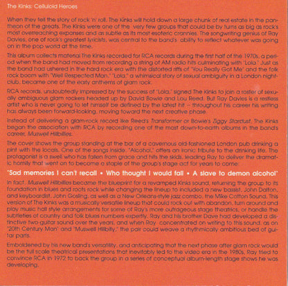 The Kinks : Celluloid Heroes - The Kinks' Greatest (CD, Comp, Club, RM)