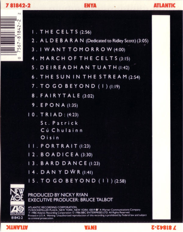 Enya : Enya (CD, Album, RE, RM)