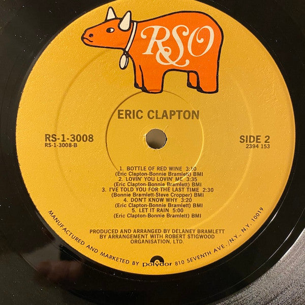 Eric Clapton : Eric Clapton (LP, Album, RE)