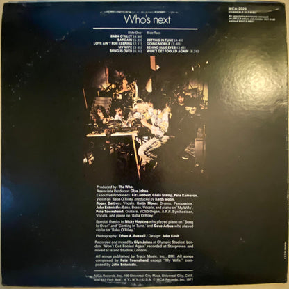 The Who : Who's Next (LP, Album, RE, Glo)