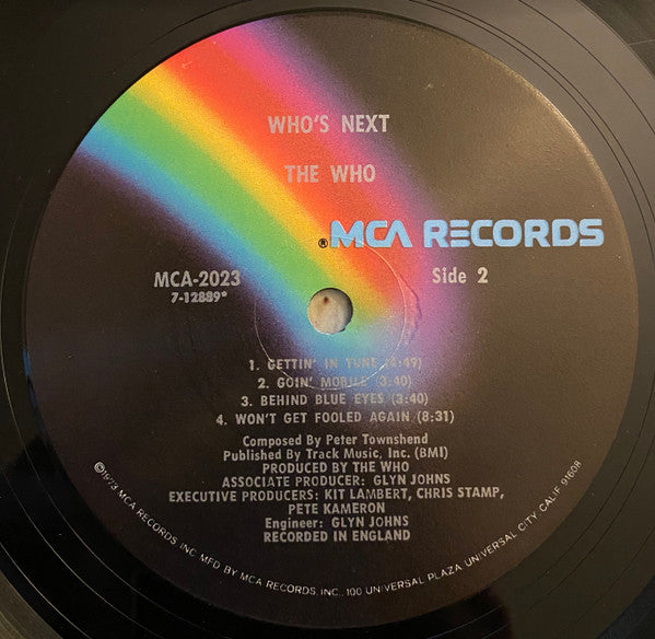 The Who : Who's Next (LP, Album, RE, Glo)