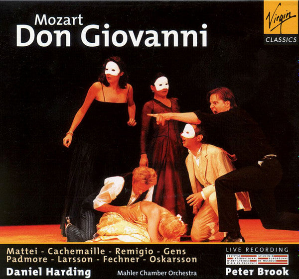 Mozart* - Mattei* • Cachemaille* • Remigio* • Gens* • Padmore* • Larsson* • Fechner* • Oskarsson* • Mahler Chamber Orchestra • Daniel Harding : Don Giovanni (3xCD, Album + Box, Sli)