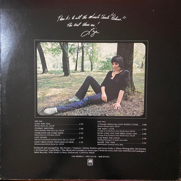 Liza Minnelli : New Feelin' (LP, Album)
