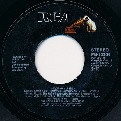 The Royal Philharmonic Orchestra* : Hooked On Classics (7", Single, Styrene, Ind)