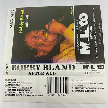 Bobby Bland : After All (Cass, Album, Dol)