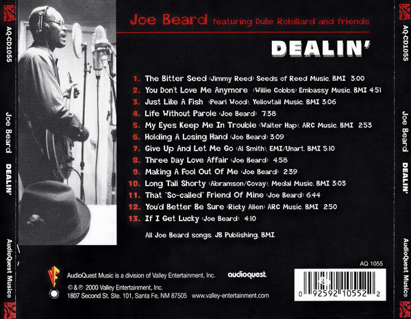 Joe Beard Featuring Duke Robillard And Friends* : Dealin' (CD, Album)