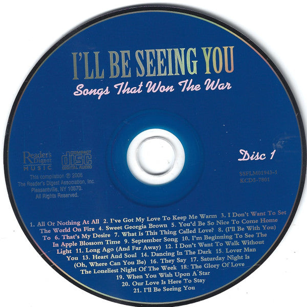 Various : I'll Be Seeing You - Songs That Won The War (5xCD, Comp)
