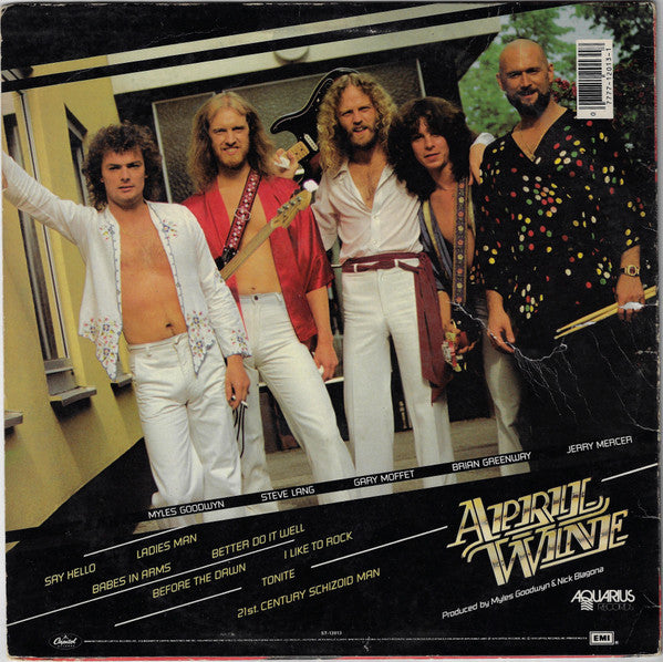 April Wine : Harder ..... Faster (LP, Album, Win)
