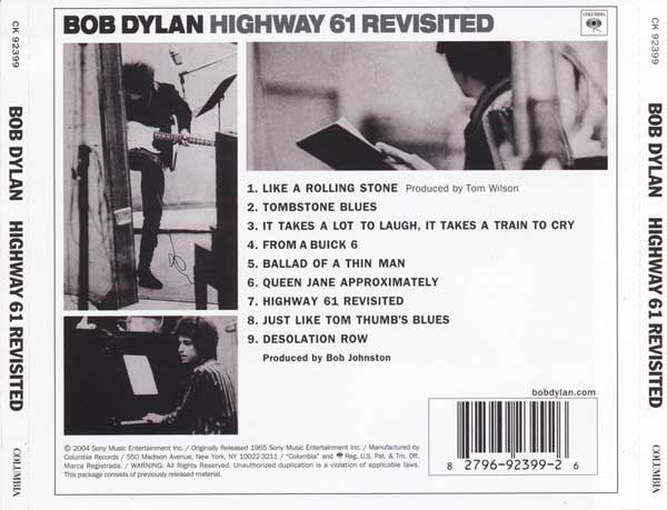 Bob Dylan : Highway 61 Revisited (CD, Album, RE, RM)