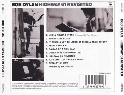 Bob Dylan : Highway 61 Revisited (CD, Album, RE, RM)