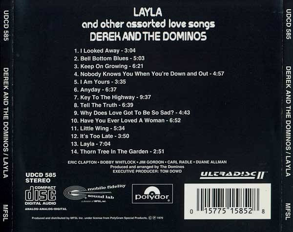 Derek And The Dominos* : Layla And Other Assorted Love Songs (CD, Album, RE, RM)