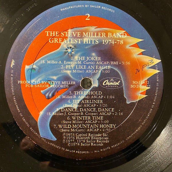 Steve Miller Band : Greatest Hits 1974-78 (LP, Comp, Gol)