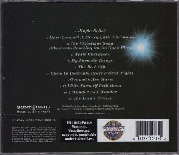 Barbra Streisand : A Christmas Album (CD, Album, RE)