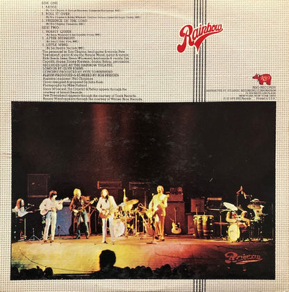 Eric Clapton : Eric Clapton's Rainbow Concert (LP, Album, RI )