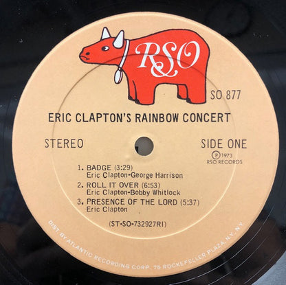 Eric Clapton : Eric Clapton's Rainbow Concert (LP, Album, RI )