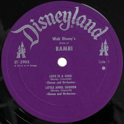Unknown Artist : Walt Disney's Story And Songs From Bambi (LP)