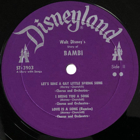 Buy Unknown Artist : Walt Disney's Story And Songs From Bambi (LP