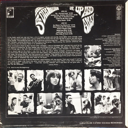 The 5th Dimension* : Up, Up And Away (LP, Album, Mono)