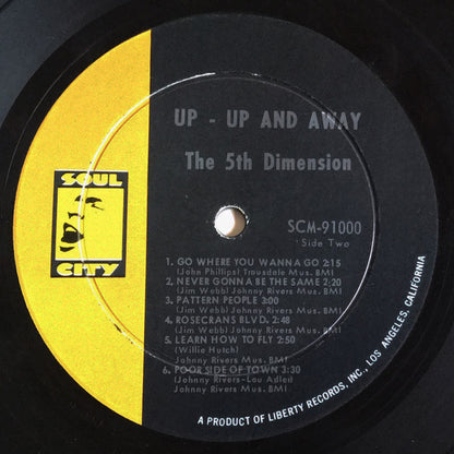 The 5th Dimension* : Up, Up And Away (LP, Album, Mono)