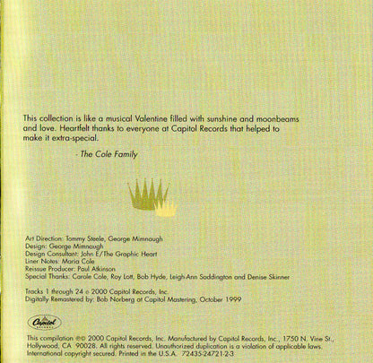 Nat King Cole : Unforgettable (CD, Comp, RM)