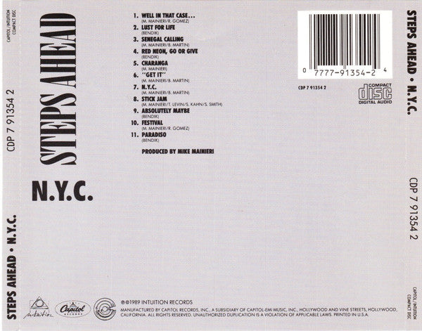 Steps Ahead : N.Y.C. (CD, Album)