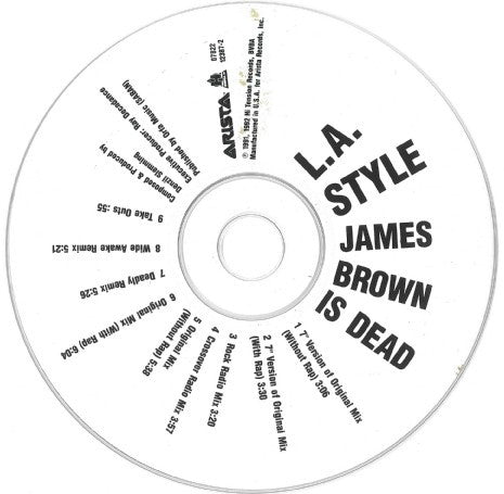 L.A. Style : James Brown Is Dead (CD, Single)