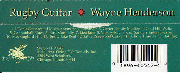 Wayne Henderson (3) : Rugby Guitar (Cass)