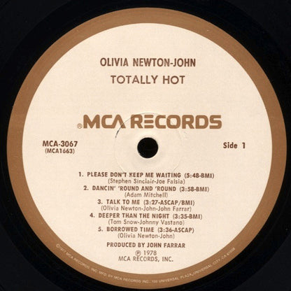 Olivia Newton-John : Totally Hot (LP, Album, Pin)