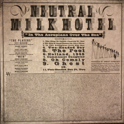 Neutral Milk Hotel : In The Aeroplane Over The Sea (LP, Album, RE, RP, 180)