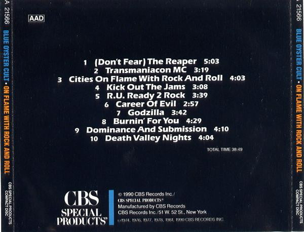 Blue Oyster Cult* : On Flame With Rock And Roll (CD, Comp)