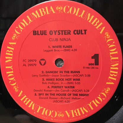 Blue Öyster Cult : Club Ninja (LP, Album, Car)