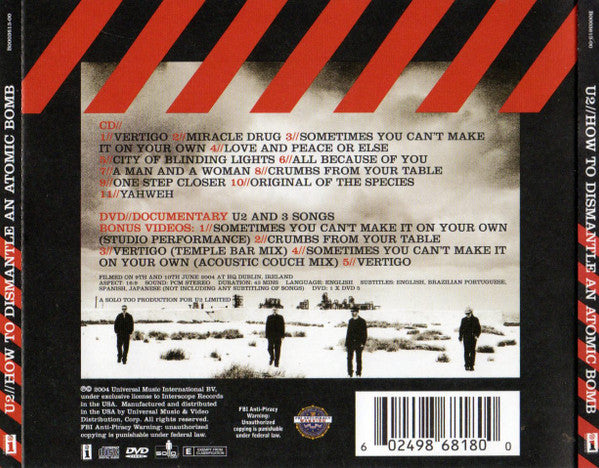 U2 : How To Dismantle An Atomic Bomb (CD, Album + DVD-V, NTSC + Ltd, Del)