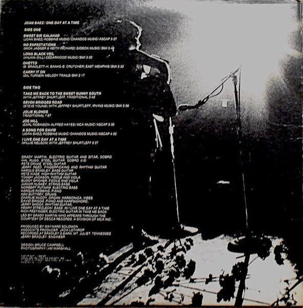 Joan Baez : One Day At A Time (LP, Album, Club, yel)