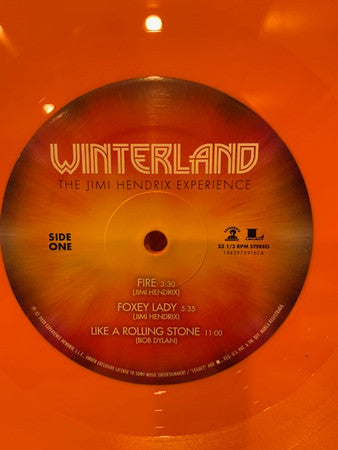The Jimi Hendrix Experience : Winterland (LP, Comp, Ltd, RE, Ora)