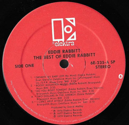Eddie Rabbitt : The Best Of Eddie Rabbitt (LP, Comp, SP )