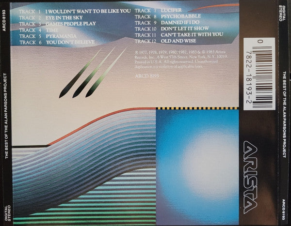 The Alan Parsons Project : The Best Of The Alan Parsons Project (CD, Comp, RE, Dis)