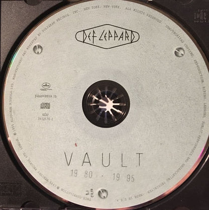 Def Leppard : Vault: Def Leppard Greatest Hits 1980-1995 (CD, Comp, RE, Pit)