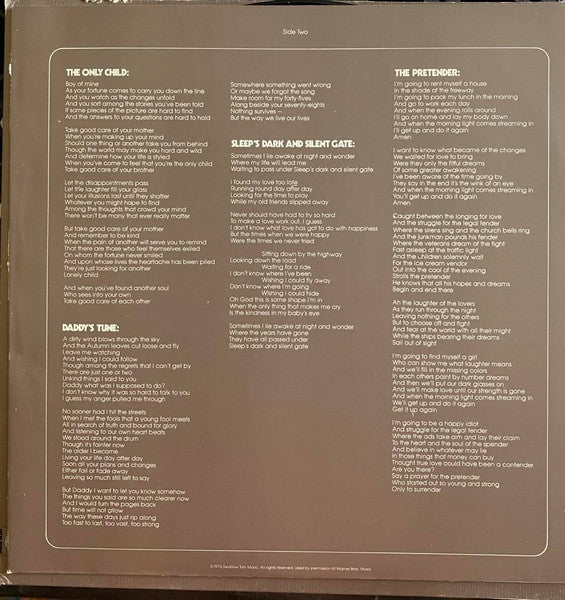 Jackson Browne : The Pretender (LP, Album, Club, RE, SP )