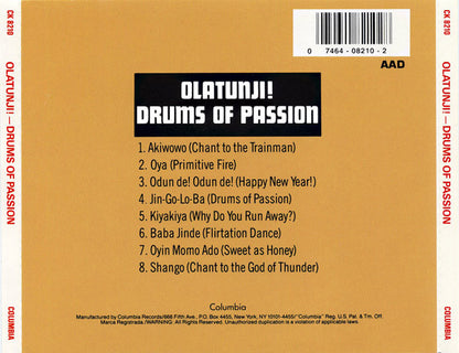Olatunji!* : Drums Of Passion (CD, Album, RE)