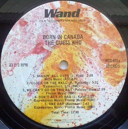The Guess Who : Born In Canada (LP, Comp, Club)